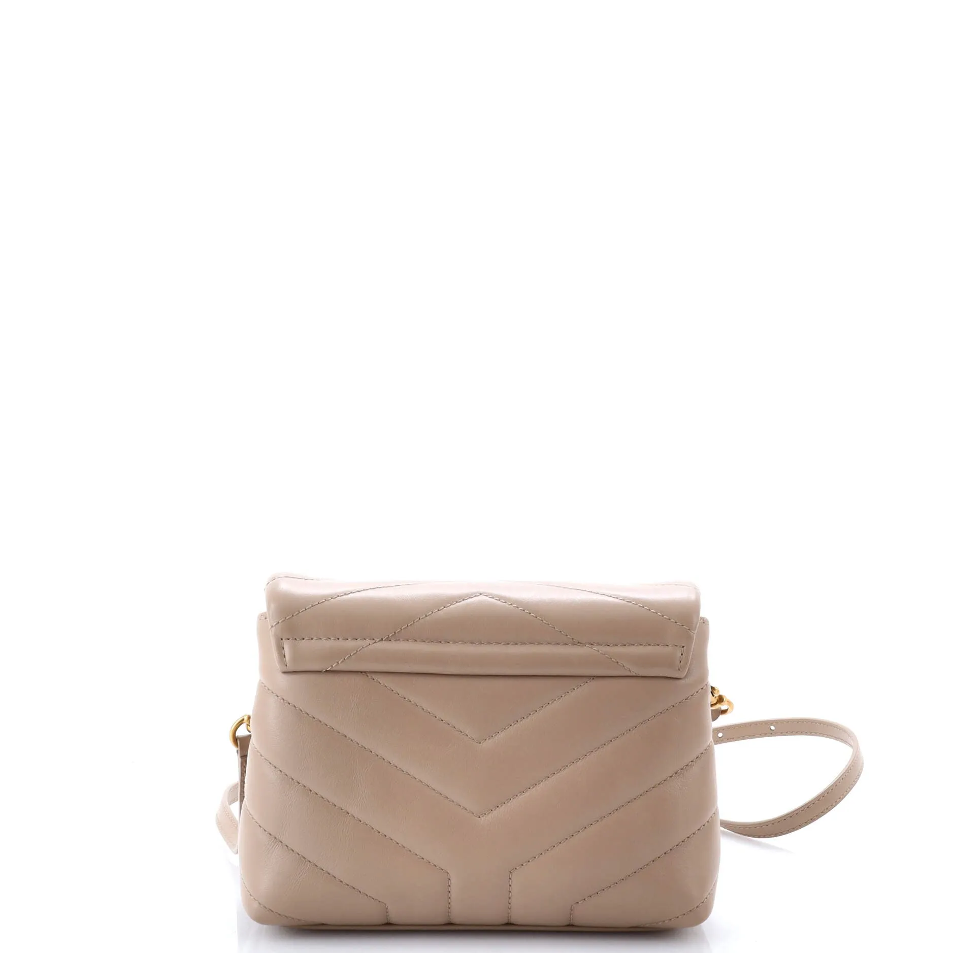 Pre-Loved Saint Laurent Loulou Shoulder Bag Matelasse Chevron Leather Toy sold by Zulily product image thumbnail 3