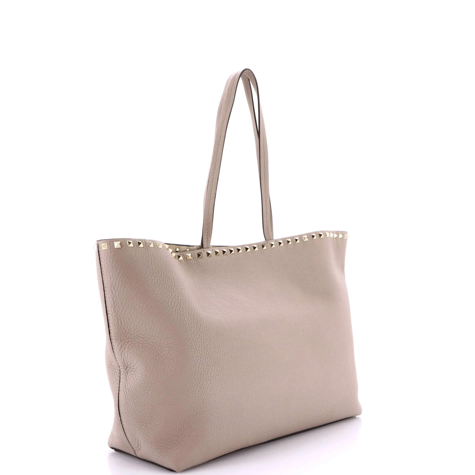 Pre-Loved Valentino Rockstud Shopper Tote Leather Large sold by Zulily product image thumbnail 2