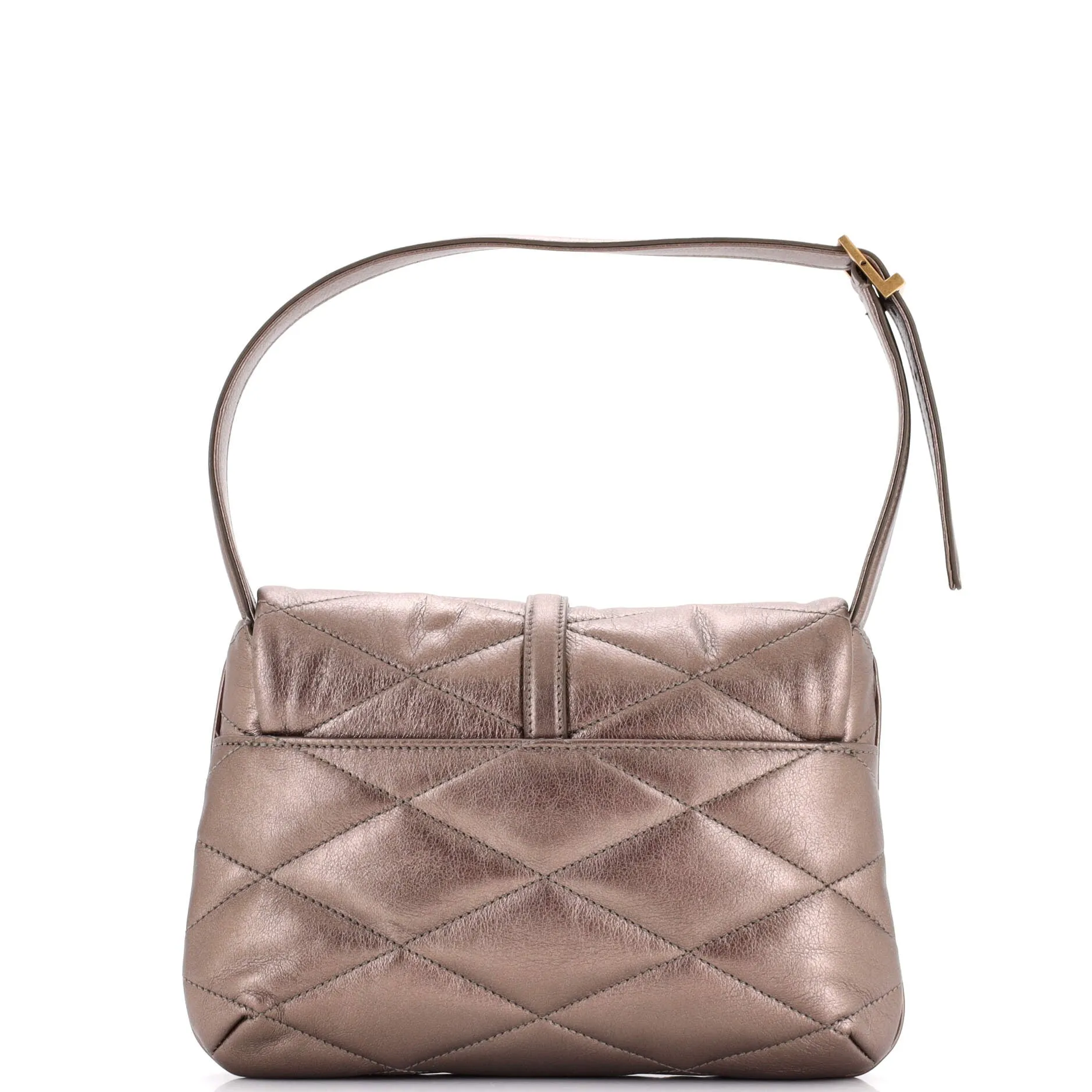 Pre-Loved Saint Laurent Le 57 Shoulder Bag Quilted Leather sold by Zulily product image thumbnail 3