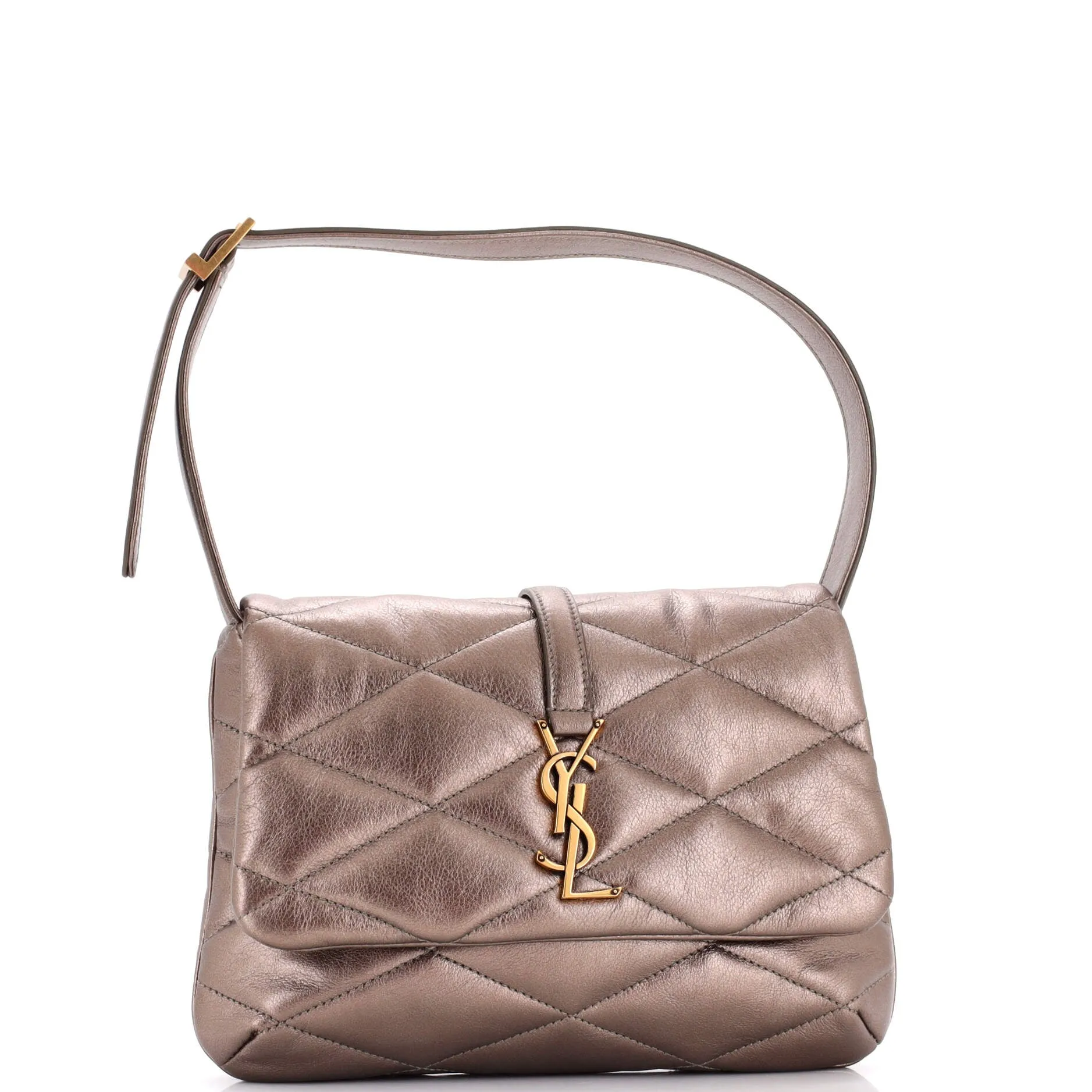 Pre-Loved Saint Laurent Le 57 Shoulder Bag Quilted Leather sold by Zulily product image thumbnail 2