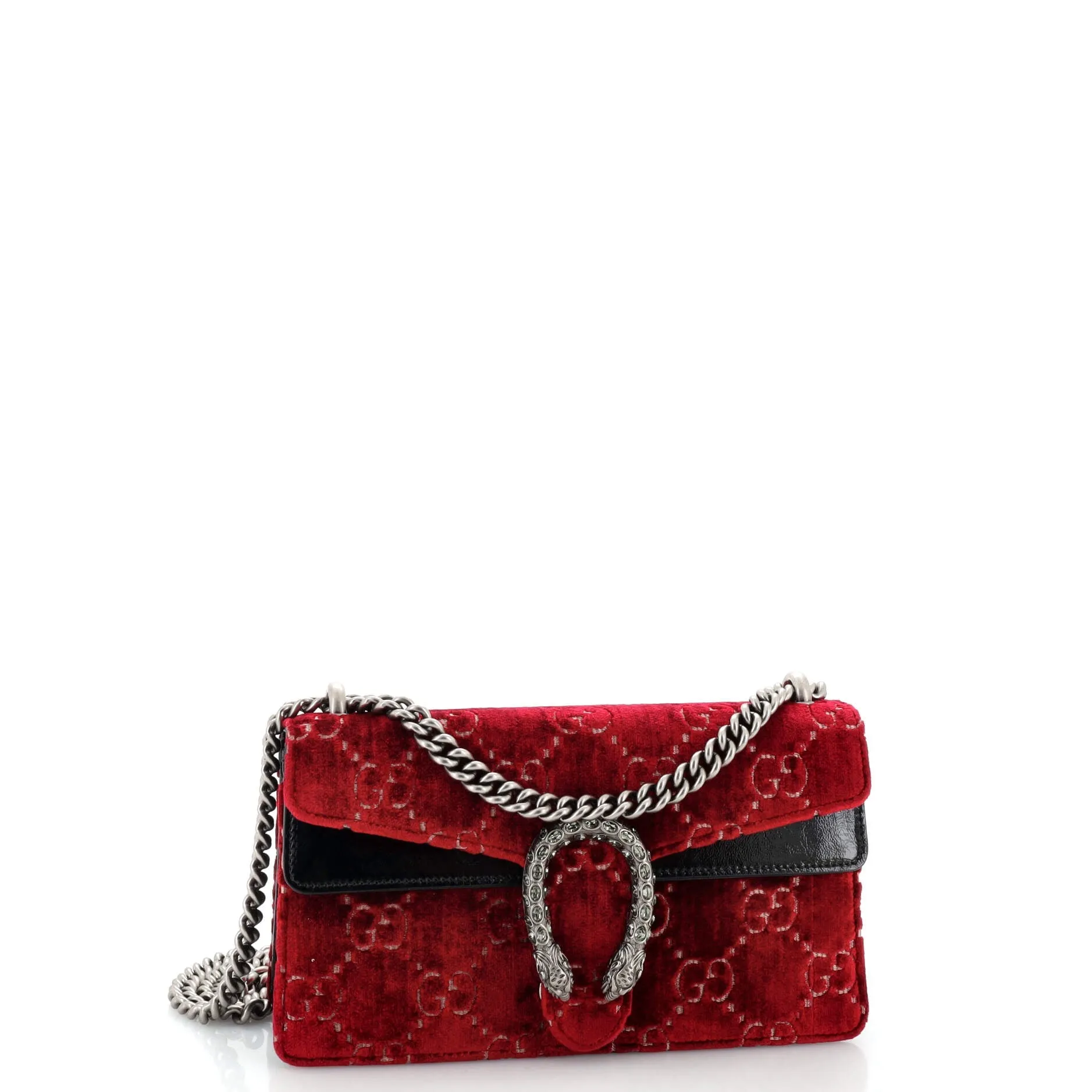 Pre-Loved Gucci Dionysus Bag GG Velvet Mini sold by Zulily product image thumbnail 2