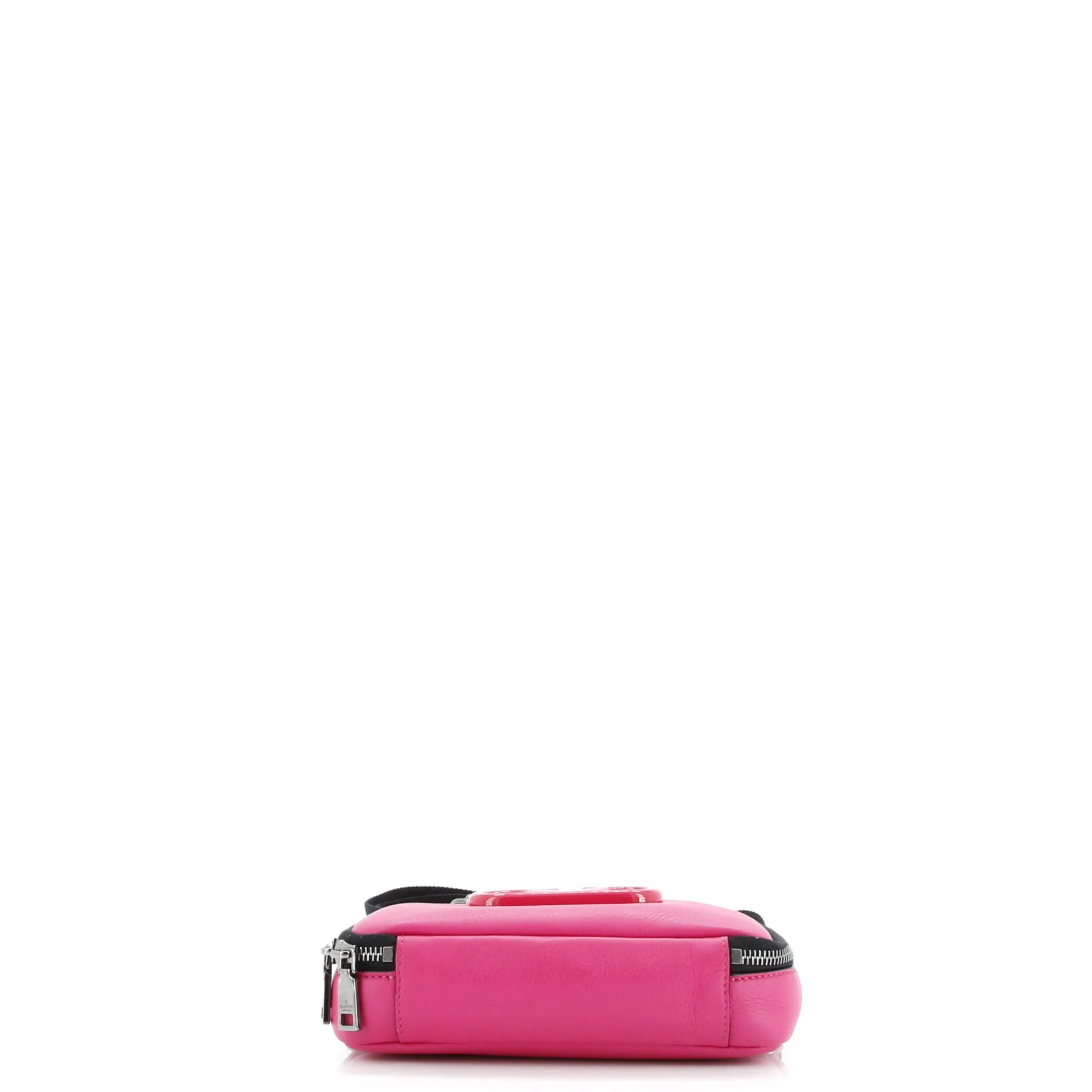 Pre-Loved Valentino VLogo Zip Around Camera Crossbody Bag Leather sold by Zulily product image thumbnail 4