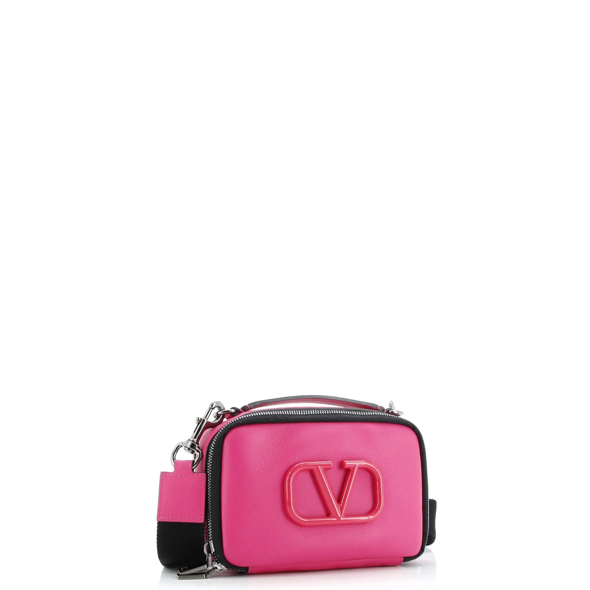 Pre-Loved Valentino VLogo Zip Around Camera Crossbody Bag Leather sold by Zulily product image thumbnail 2