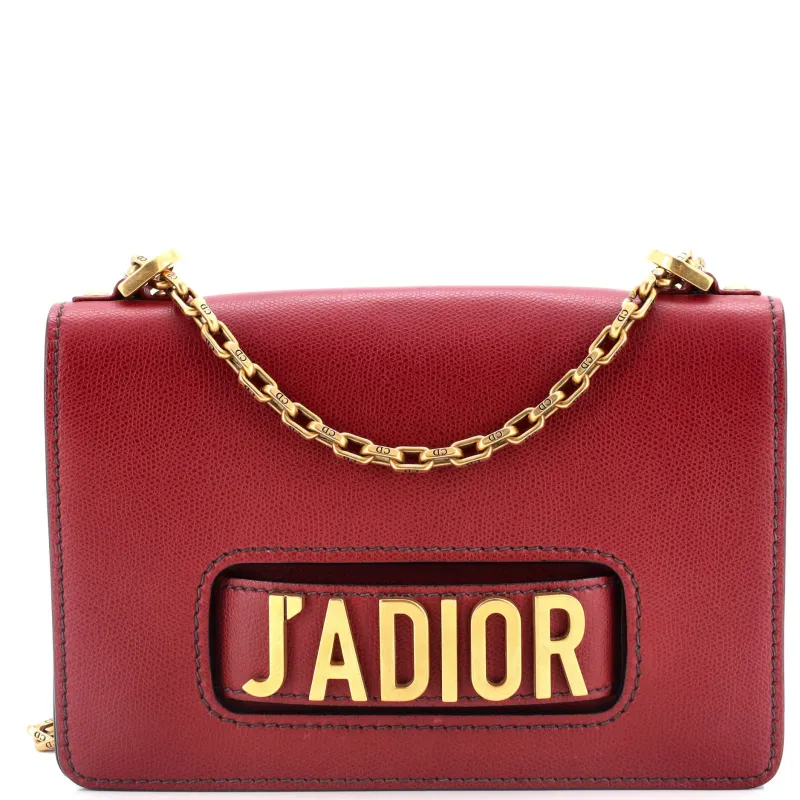 Pre-Loved Christian Dior J'Adior Flap Bag Leather Medium sold by Zulily