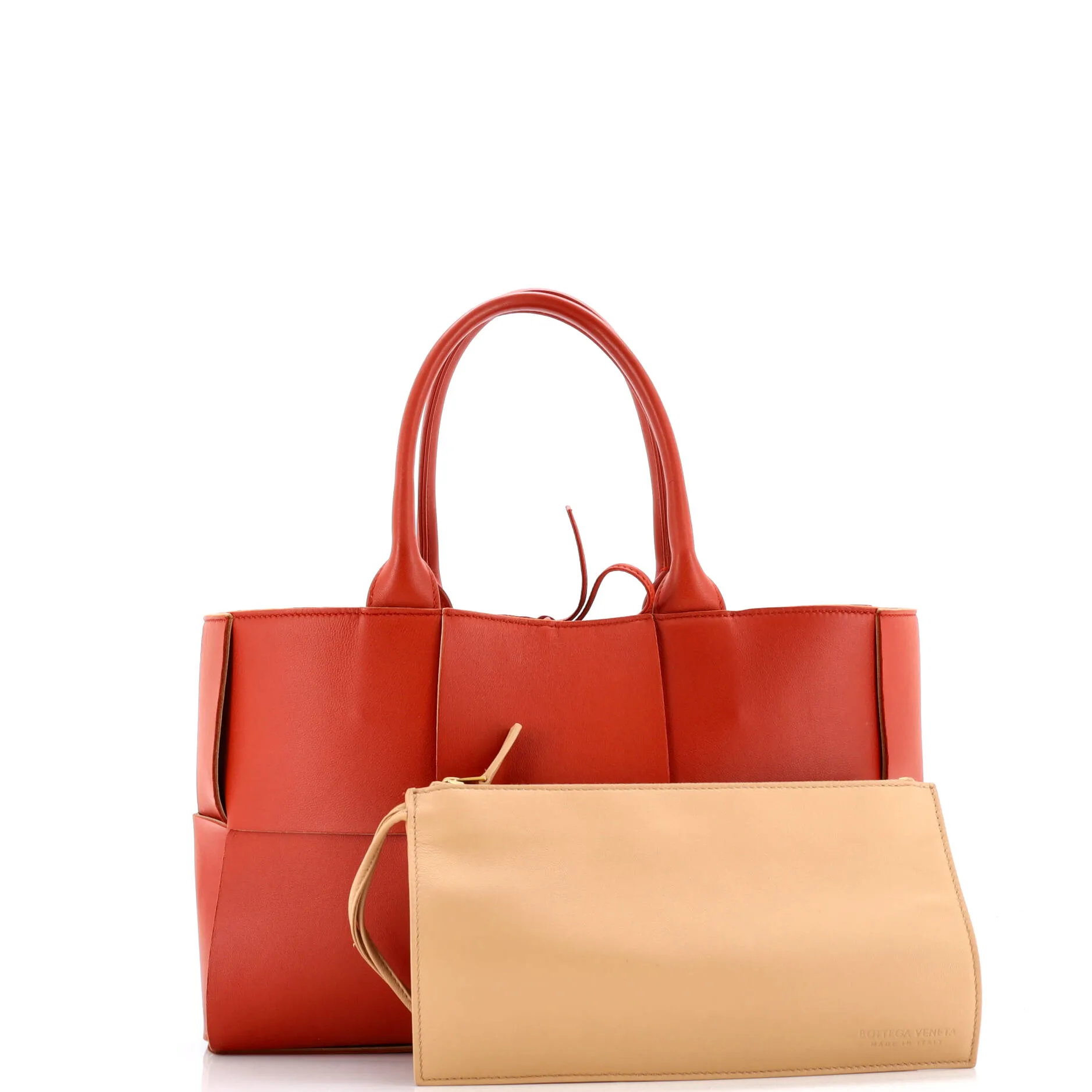 Pre-Loved Bottega Veneta Arco Tote Maxi Intrecciato Leather Small sold by Zulily product image thumbnail 2