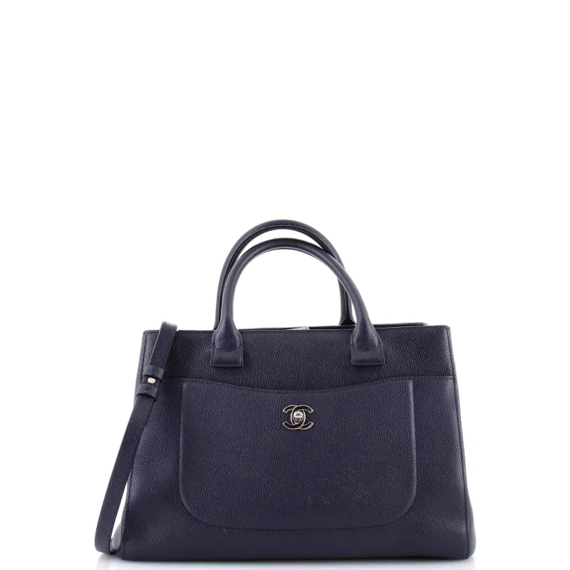Pre-Loved Chanel Neo Executive Tote Grained Calfskin Small sold by Zulily