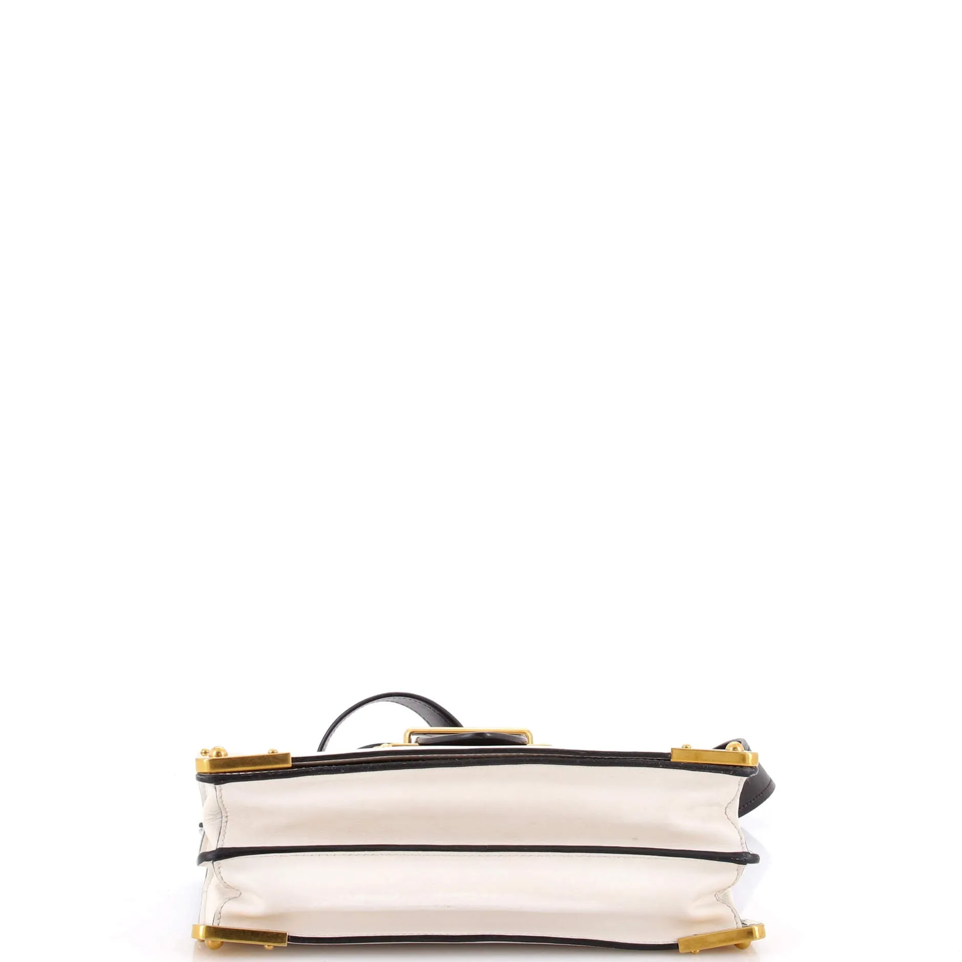 Pre-Loved Prada Cahier Crossbody Bag Leather and Saffiano Leather Large sold by Zulily product image thumbnail 4