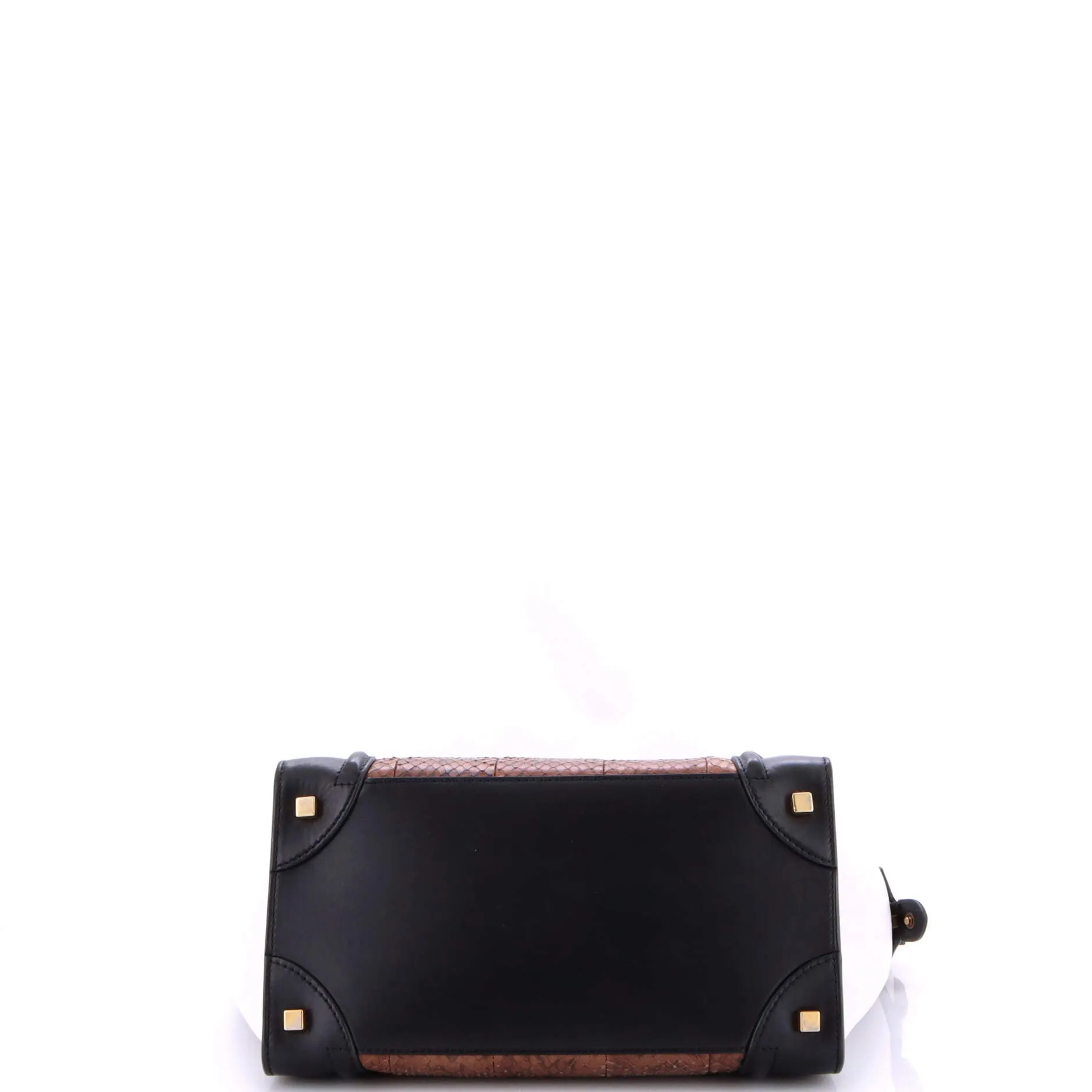 Pre-Loved Celine Luggage Bag Python and Leather Mini sold by Zulily product image thumbnail 4