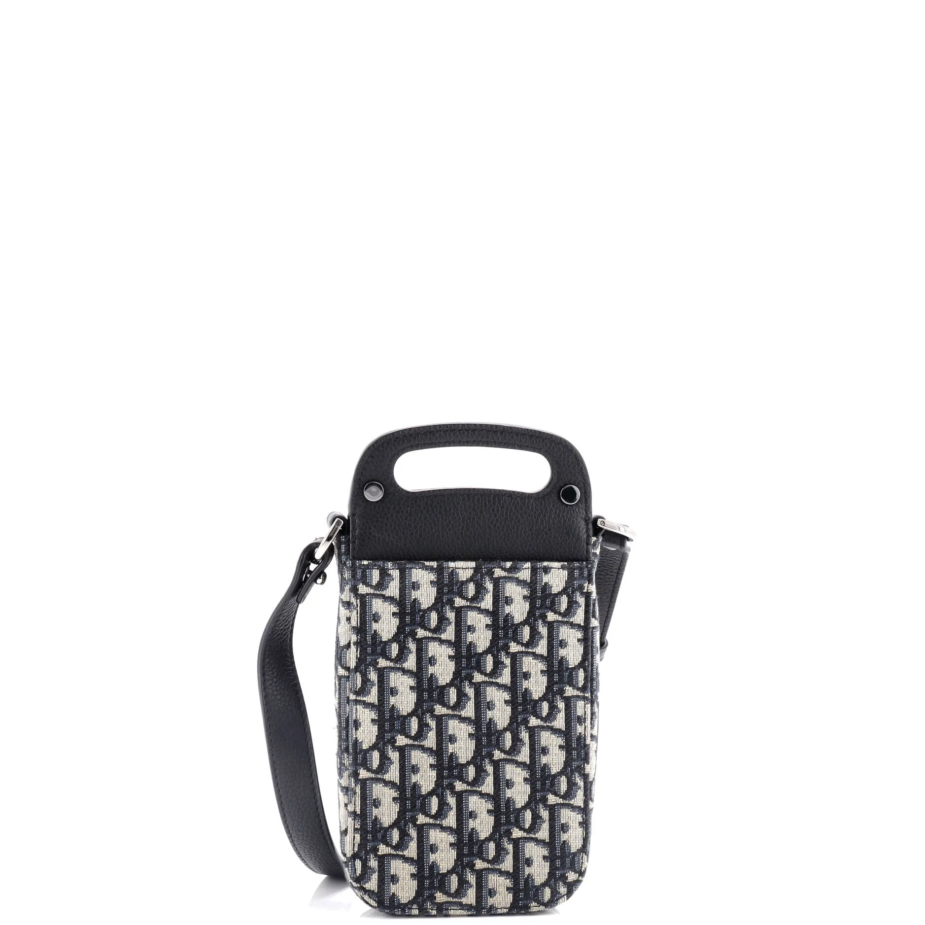 Pre-Loved Christian Dior Vertical Saddle Pouch with Strap Oblique Canvas and Leather sold by Zulily product image thumbnail 3