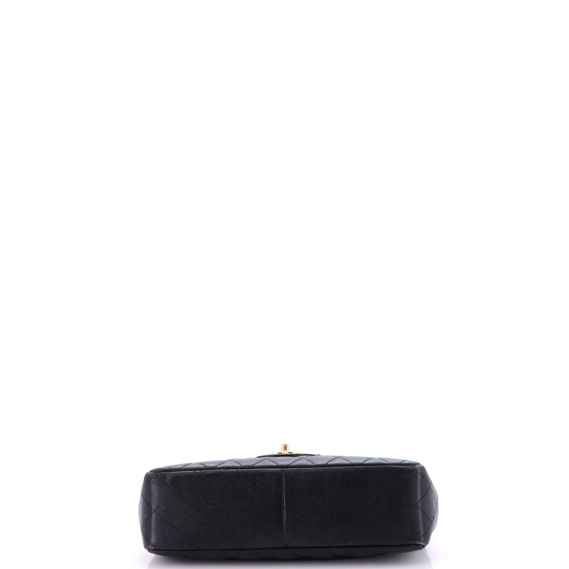 Pre-Loved Chanel Classic Double Flap Bag Quilted Caviar Jumbo sold by Zulily product image thumbnail 5