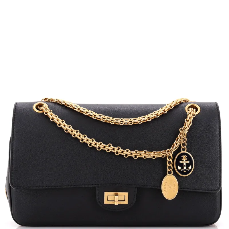 Pre-Loved Chanel Nude Medallion Reissue 2.55 Flap Bag Calfskin 226 sold by Zulily