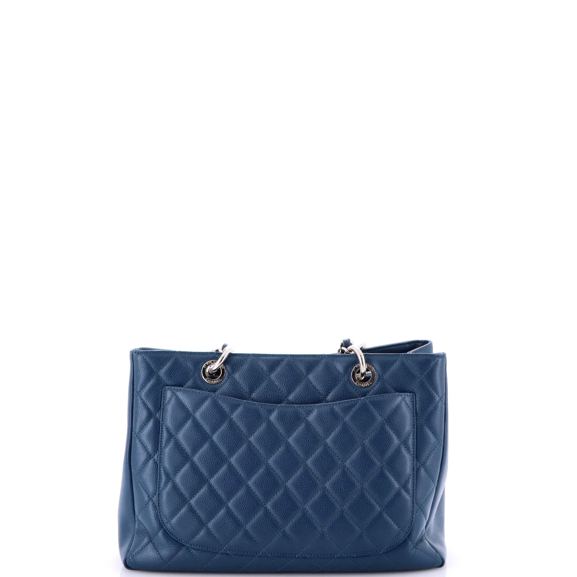 Pre-Loved Chanel Grand Shopping Tote Quilted Caviar sold by Zulily product image thumbnail 3