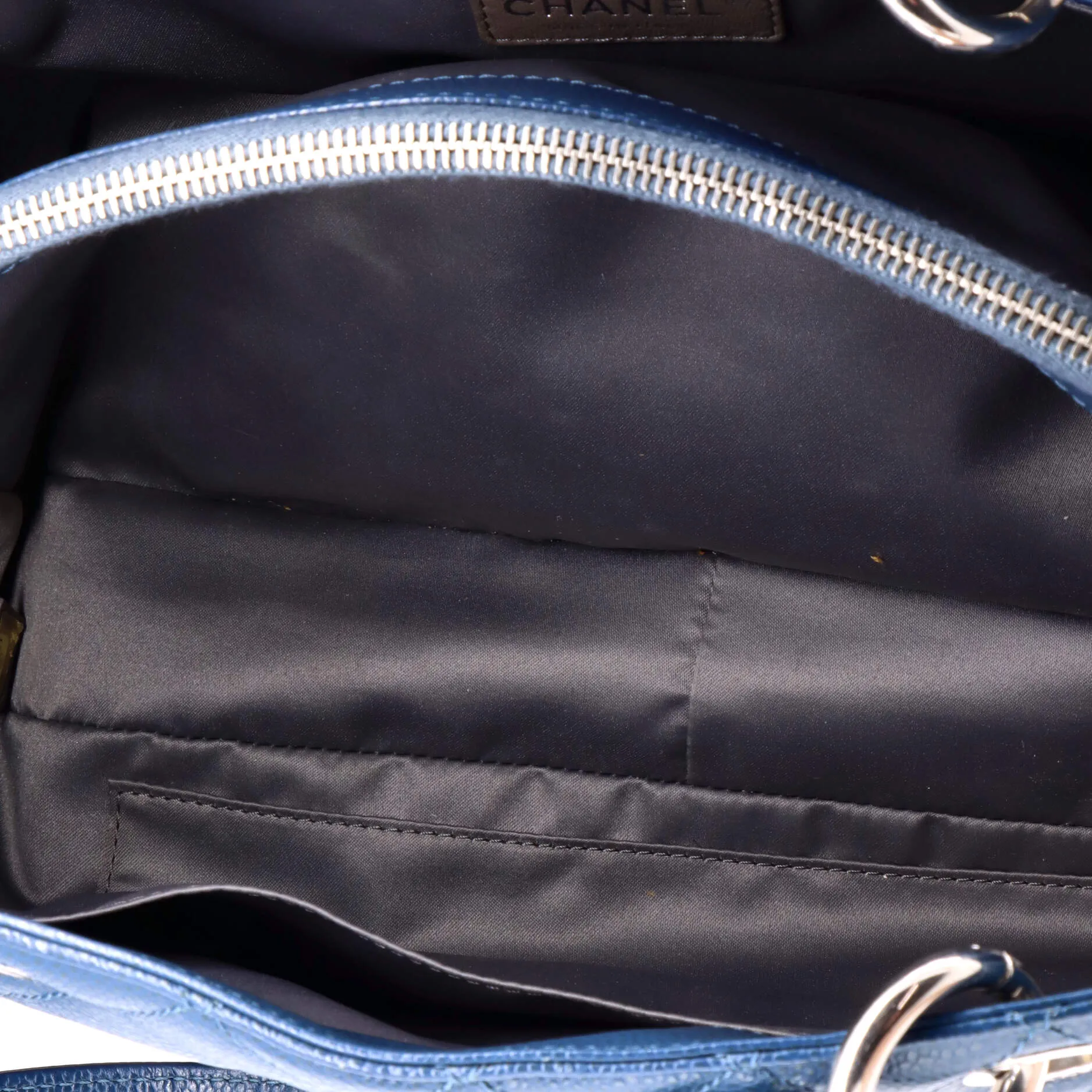 Pre-Loved Chanel Grand Shopping Tote Quilted Caviar sold by Zulily product image thumbnail 5