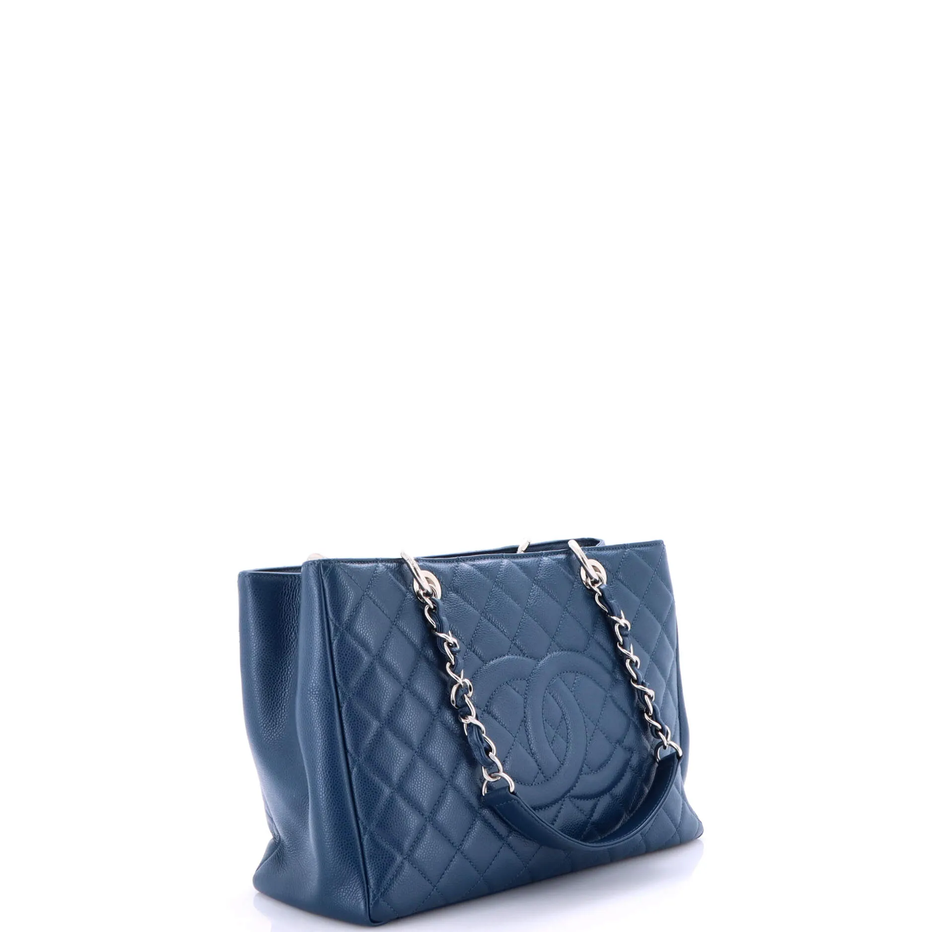 Pre-Loved Chanel Grand Shopping Tote Quilted Caviar sold by Zulily product image thumbnail 2