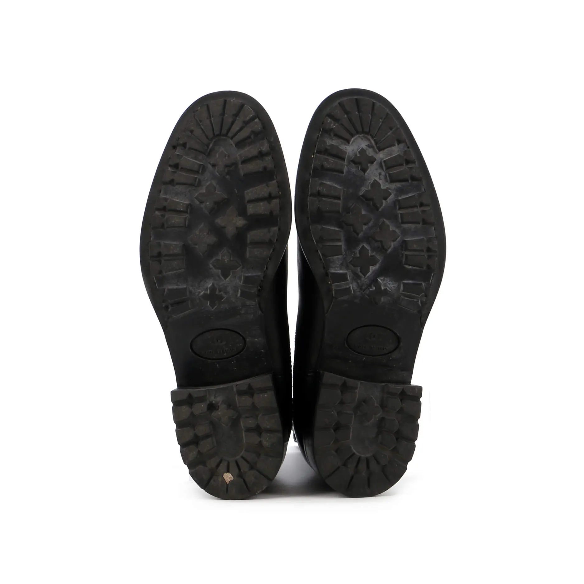 Pre-Loved Chanel Women's Logo Ankle Boots Leather sold by Zulily product image thumbnail 4