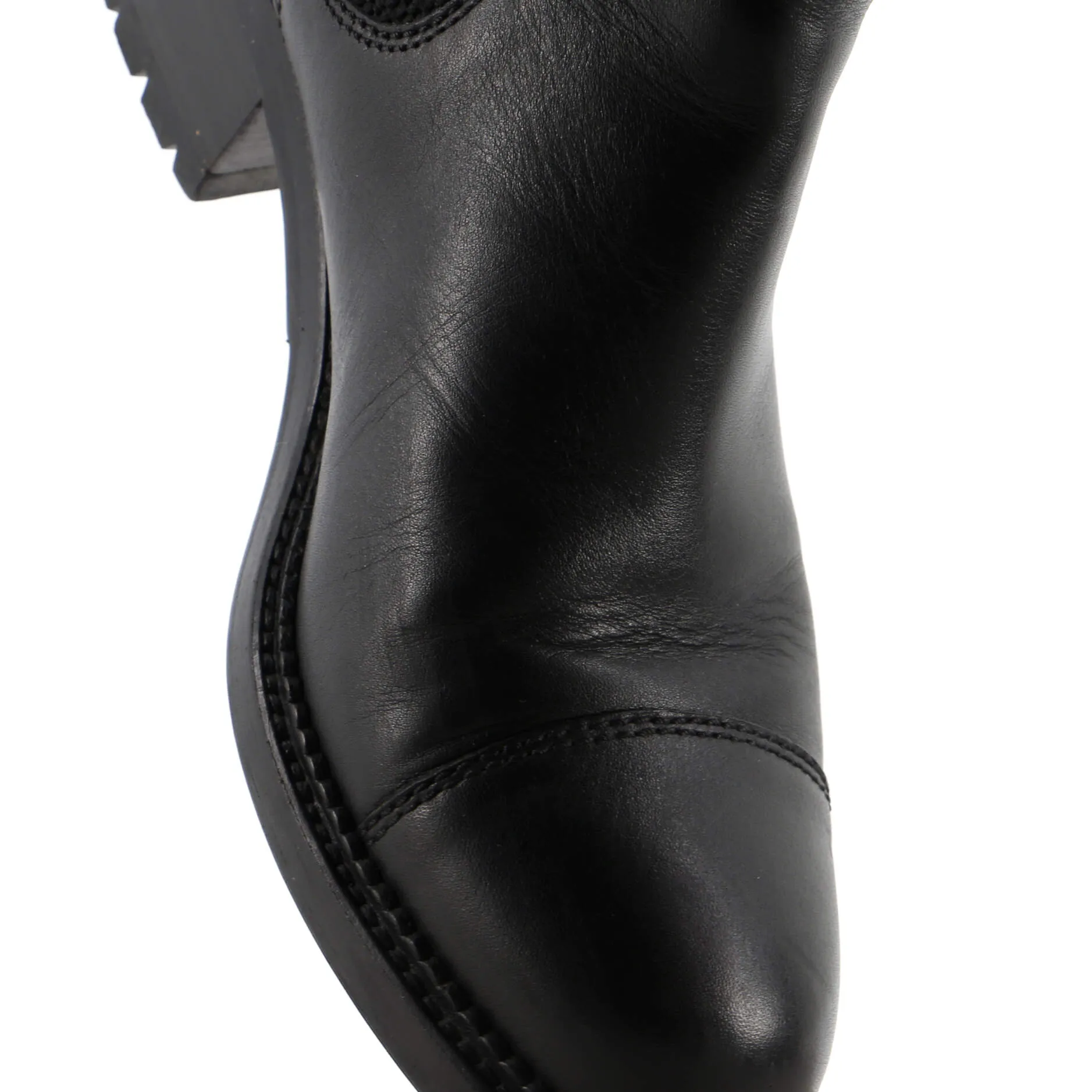 Pre-Loved Chanel Women's Logo Ankle Boots Leather sold by Zulily product image thumbnail 5