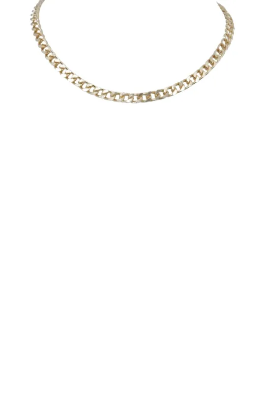 Curb Chain Choker Necklace sold by Zulily