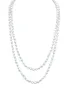 White Layered Pearl Necklace sold by Zulily
