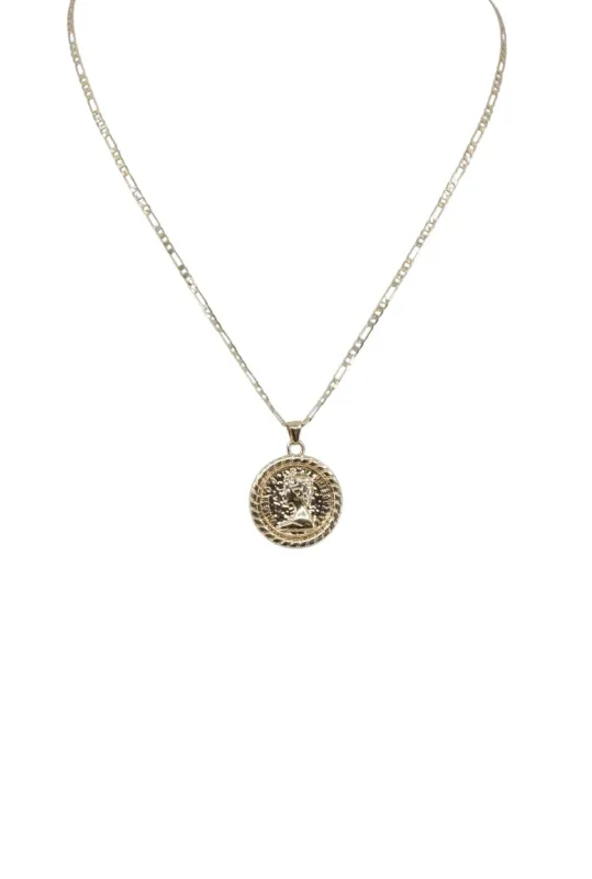 Gold Goddess Coin Pendant Necklace sold by Zulily