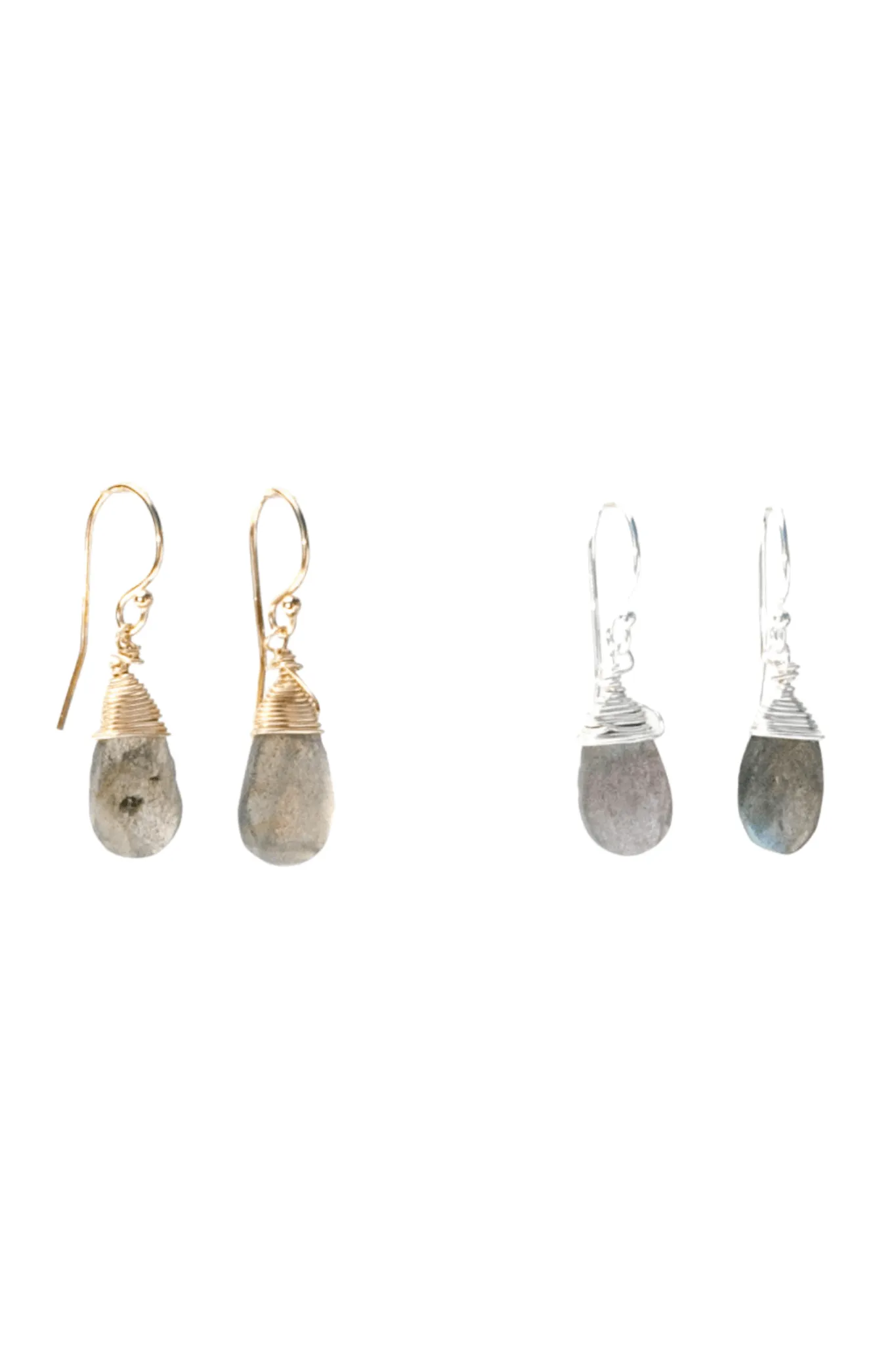 Jill Short Drop Earrings in Labradorite sold by Zulily