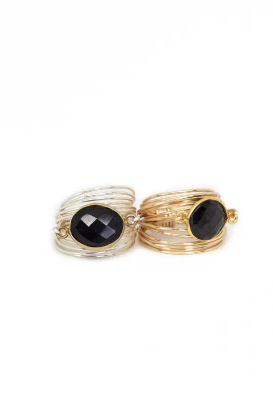 Torrey Ring with Black Onyx sold by Zulily