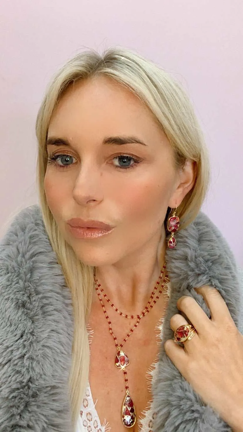 Torrey Ring with Red Mojave Copper Turquoise sold by Zulily product image thumbnail 5