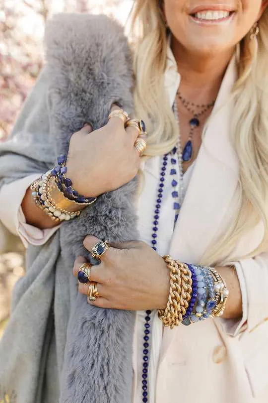 Torrey Ring with Blue Mojave Copper Turquoise sold by Zulily product image thumbnail 3