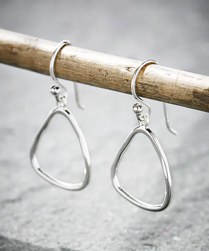 Vera & Co Happy Triangle Line Women's Earring sold by Zulily