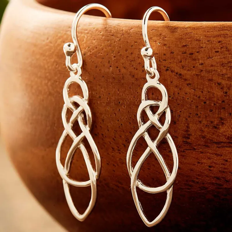 Vera & Co Sterling Silver Celtic Line Women's Earring sold by Zulily