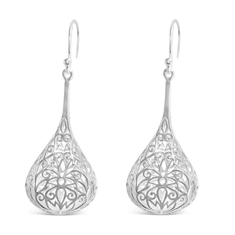 Vera & Co Women's Sterling Silver Calabash Filigree sold by Zulily