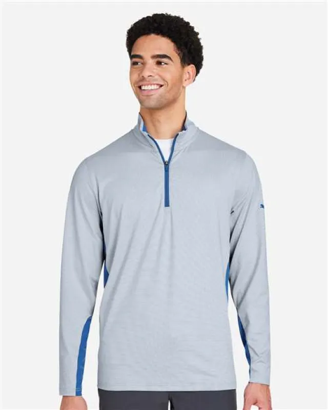 Puma Men's Mesa Stripe Quarter-Zip Pullover sold by Zulily