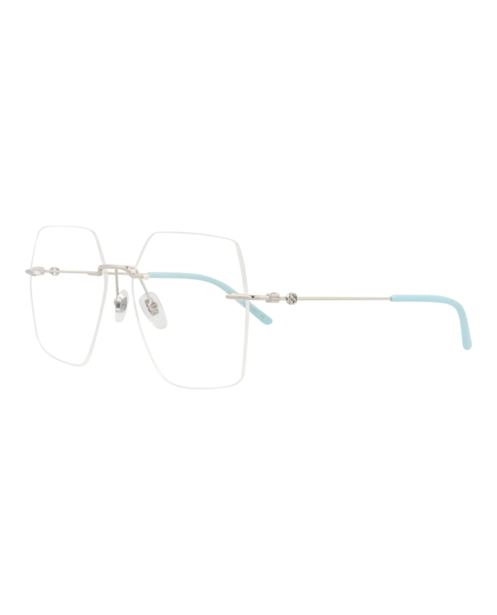 Gucci Square-Frame Metal Optical Frames sold by Zulily product image thumbnail 2