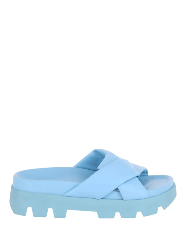 Ferragamo Air Lug Slides sold by Zulily