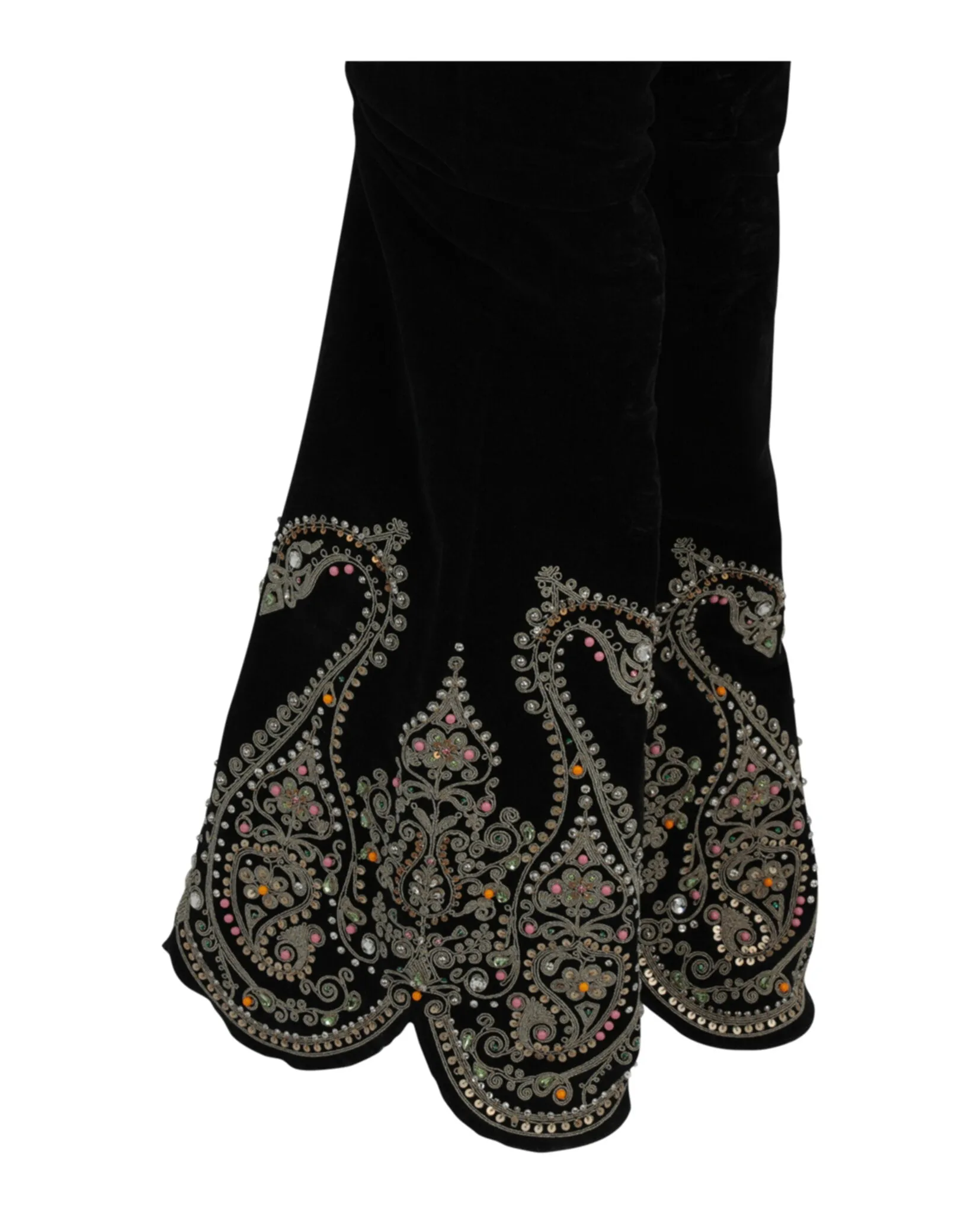 Gucci Embroidered Velvet Pants sold by Zulily product image thumbnail 3