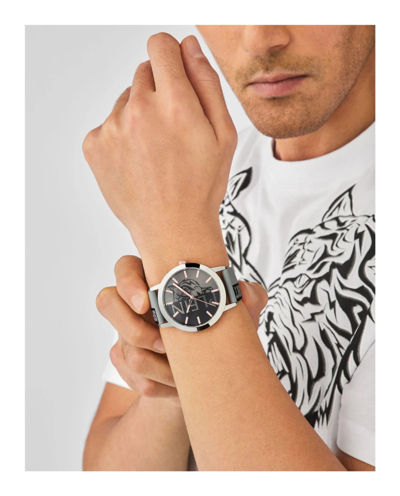 Plein Sport Legend Silicone Strap sold by Zulily product image thumbnail 5