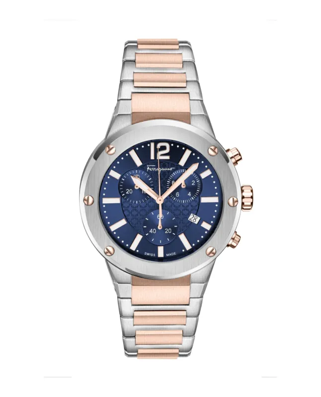 Ferragamo F-80 Chrono Bracelet Watch sold by Zulily