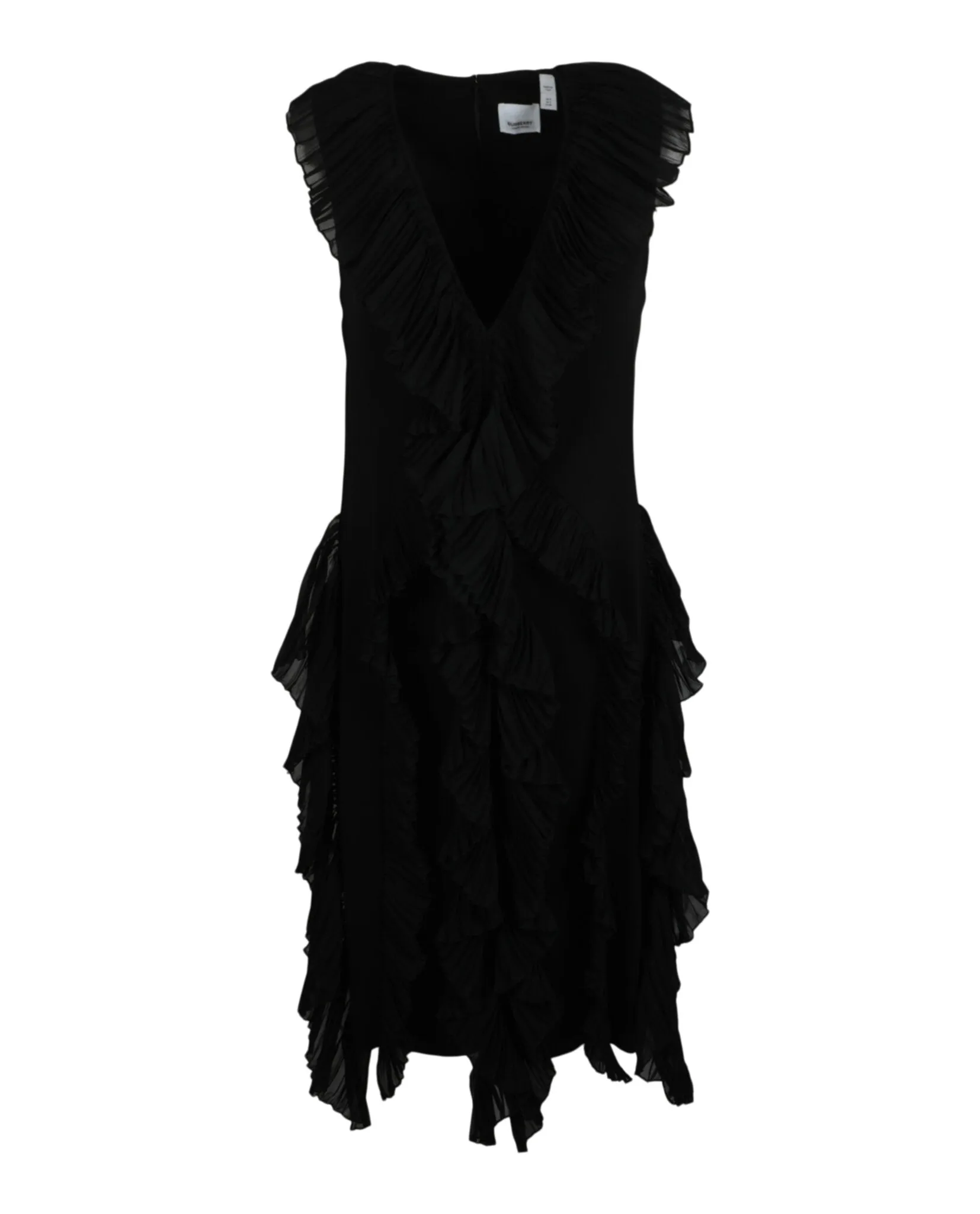 Burberry Sleeveless Pleated Silk Dress sold by Zulily