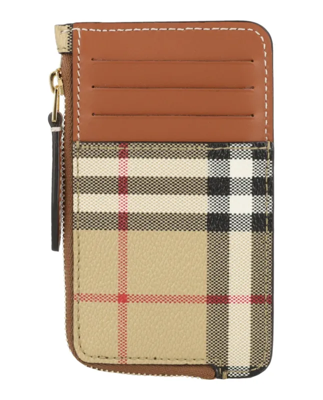 Burberry Sommerset Check Zip Card Holder sold by Zulily