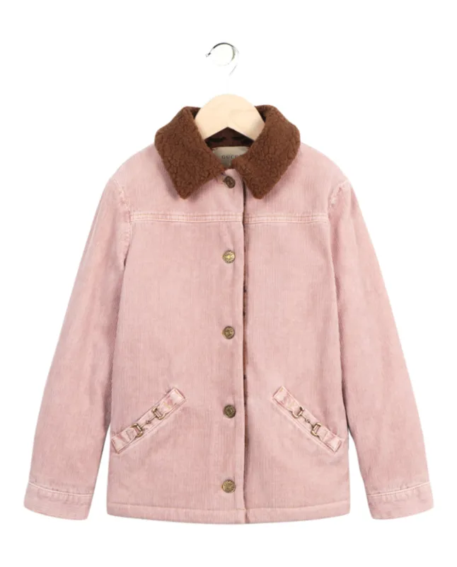 Gucci Horsebit Cotton Corduroy Jacket sold by Zulily