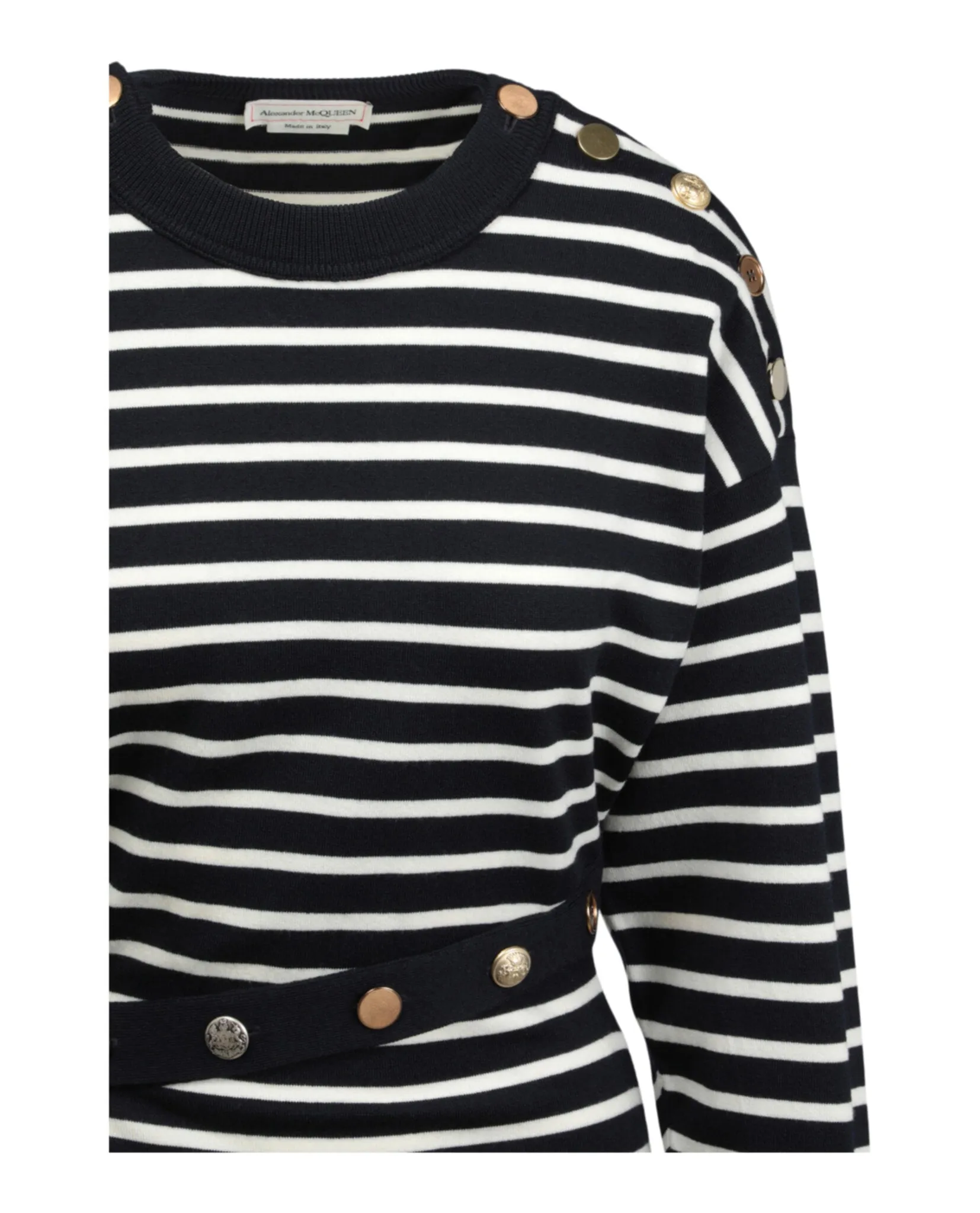Alexander McQueen Mixed Buttons Striped Dress sold by Zulily product image thumbnail 3
