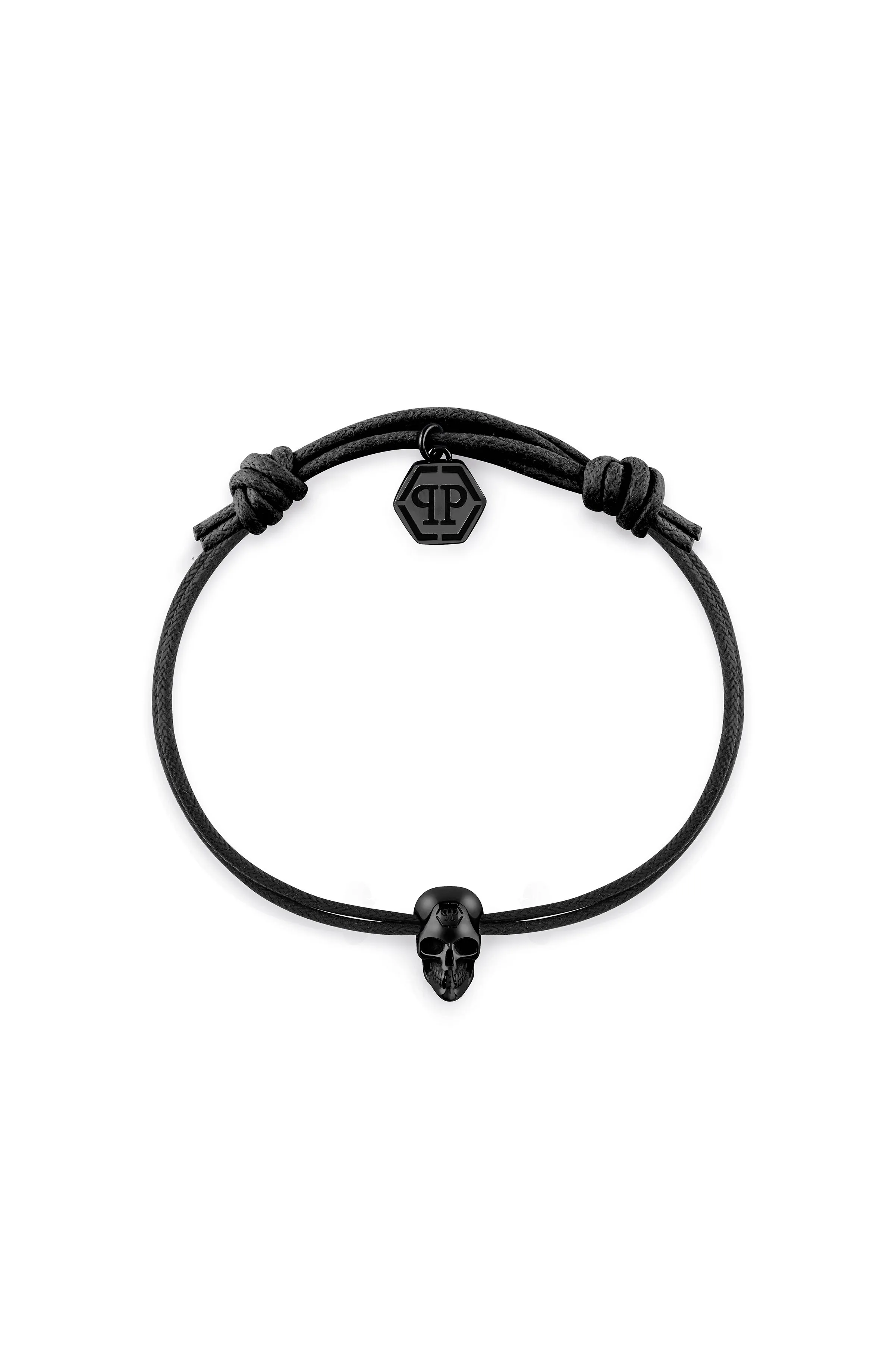 Philipp Plein Linked Cotton Cord Bracelet sold by Zulily
