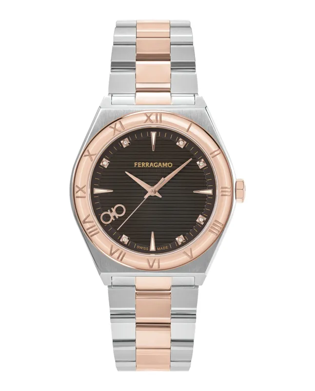 Ferragamo Vega Upper East Diamond Watch sold by Zulily