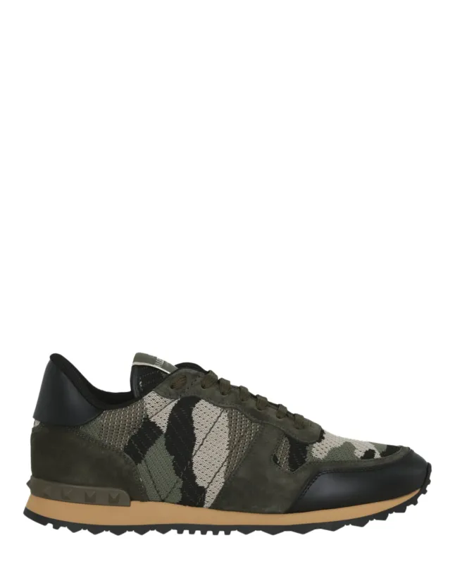 Valentino Garavani Rockrunner Camouflage-Print Sneakers sold by Zulily