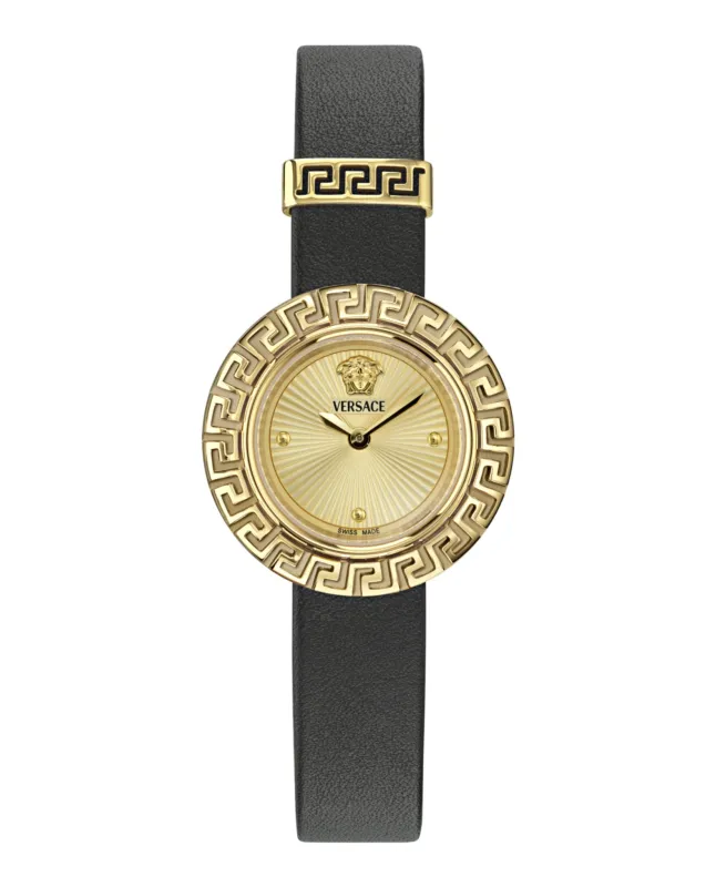 Versace La Greca Leather Watch sold by Zulily