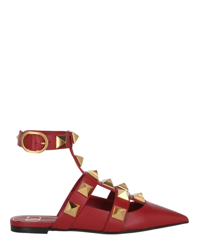 Valentino Garavani Roman Stud Ballerina Shoe sold by Zulily