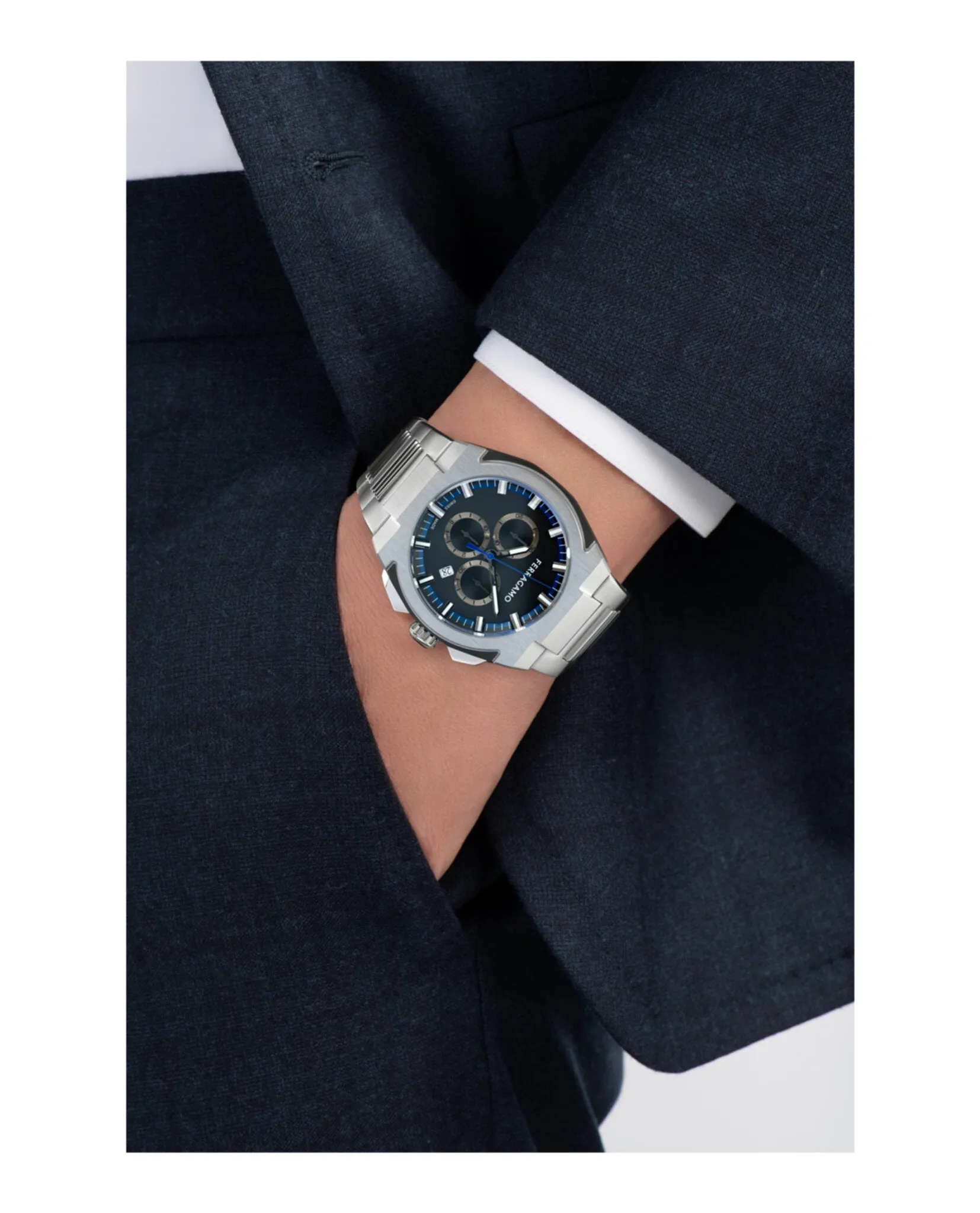 Ferragamo Supreme Chrono Bracelet Watch sold by Zulily product image thumbnail 5