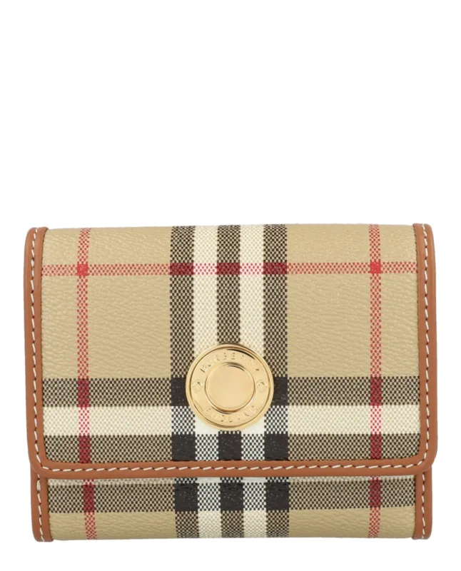 Burberry Lancaster Check Trifold Wallet sold by Zulily