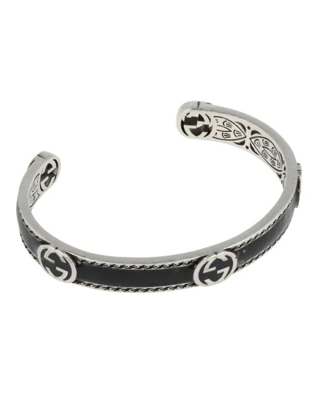 Gucci Sterling Silver Interlocking G Bracelet sold by Zulily