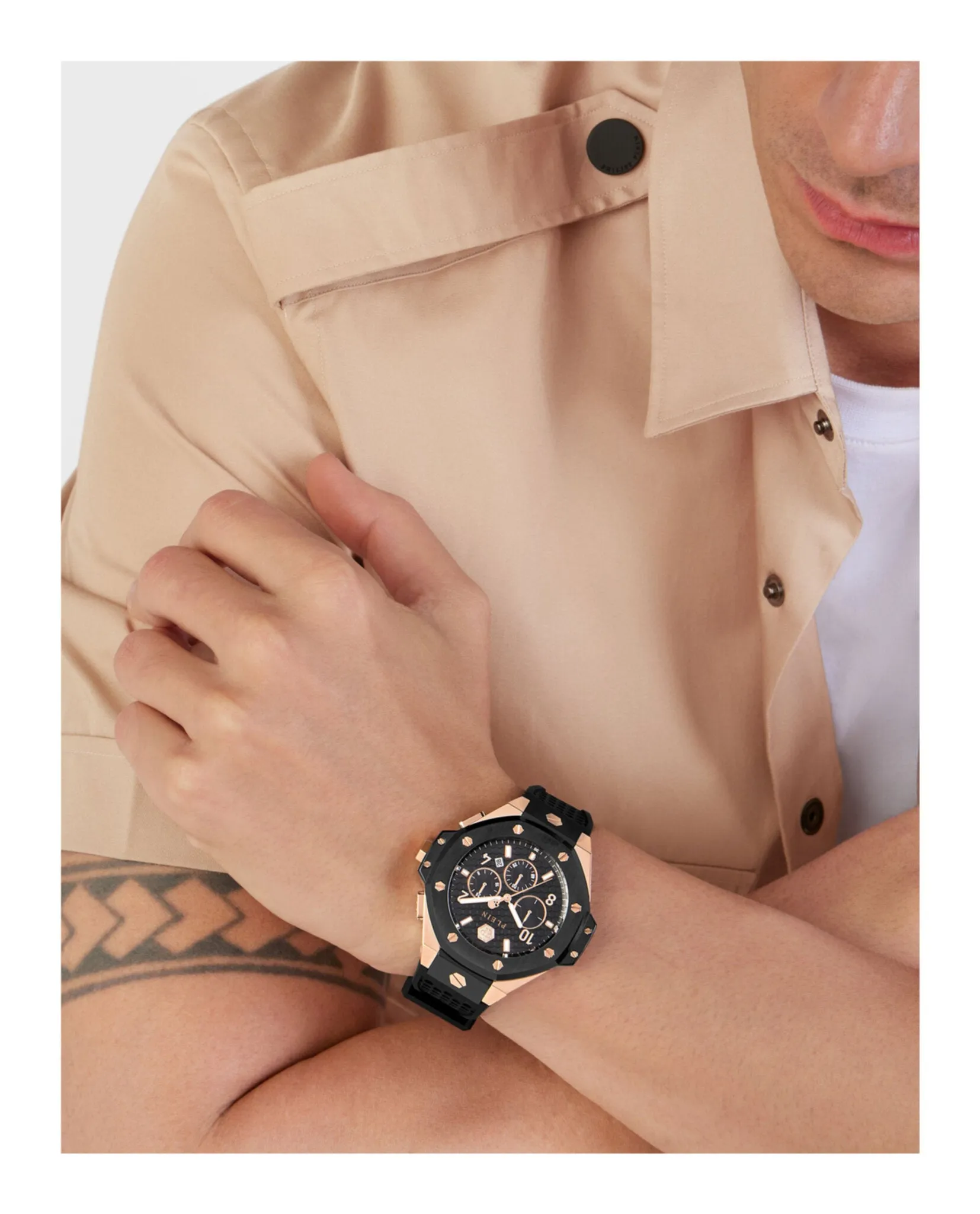 Philipp Plein Plein Chrono Royal Silicone Watch sold by Zulily product image thumbnail 5