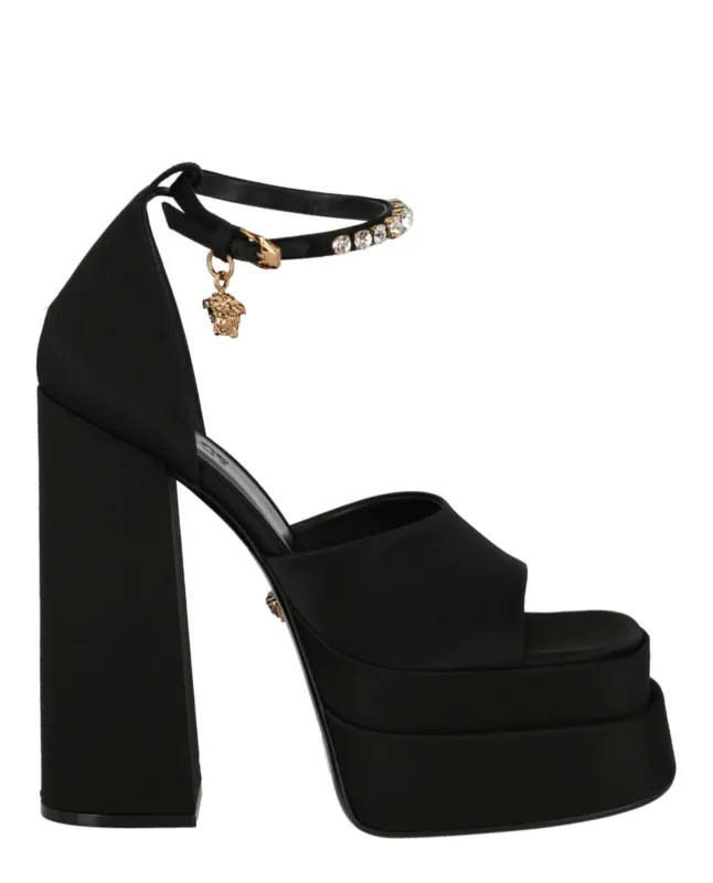 Versace Medusa Aevitas Platform Sandals sold by Zulily